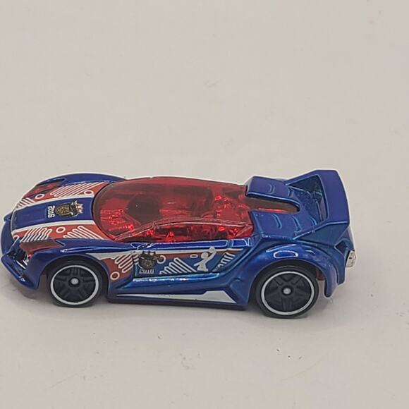 2016 HOT WHEELS QUICK N SIK BLUE & RED 1:64 DIECAST 2 3/4" - Picture 3 of 5